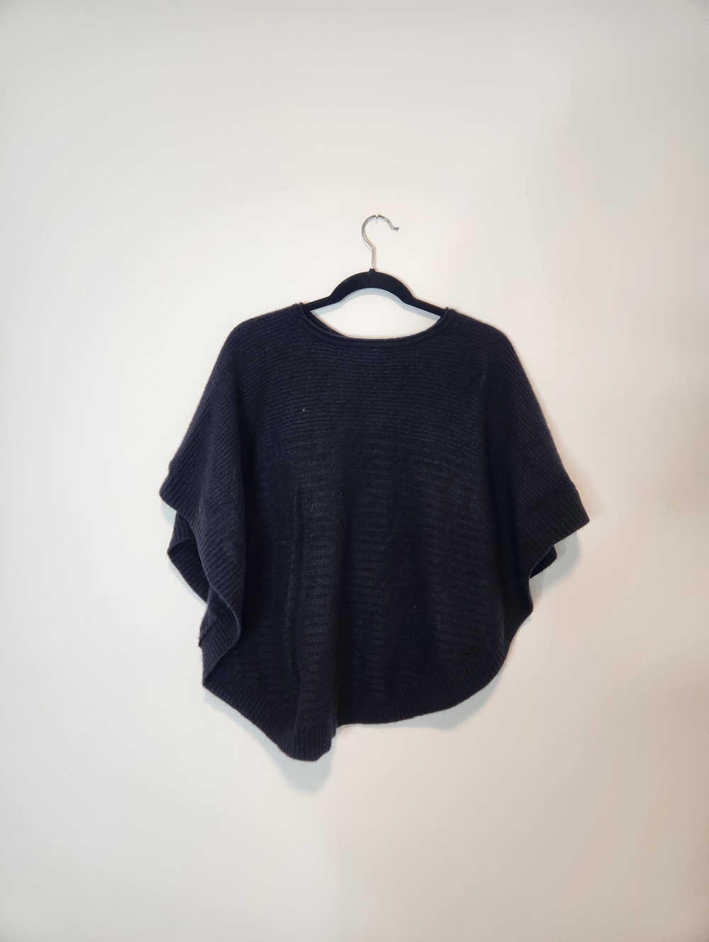 Nordstrom Wool Cashmere Poncho Sweater One Size - Picture 2 of 5